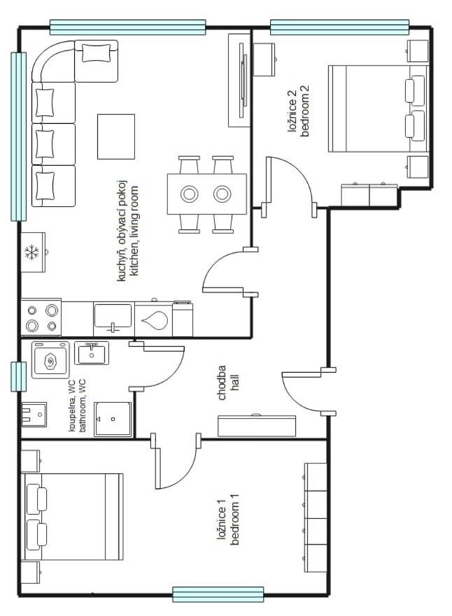 Apartman U Fontany Poděbrady Eksteriør billede